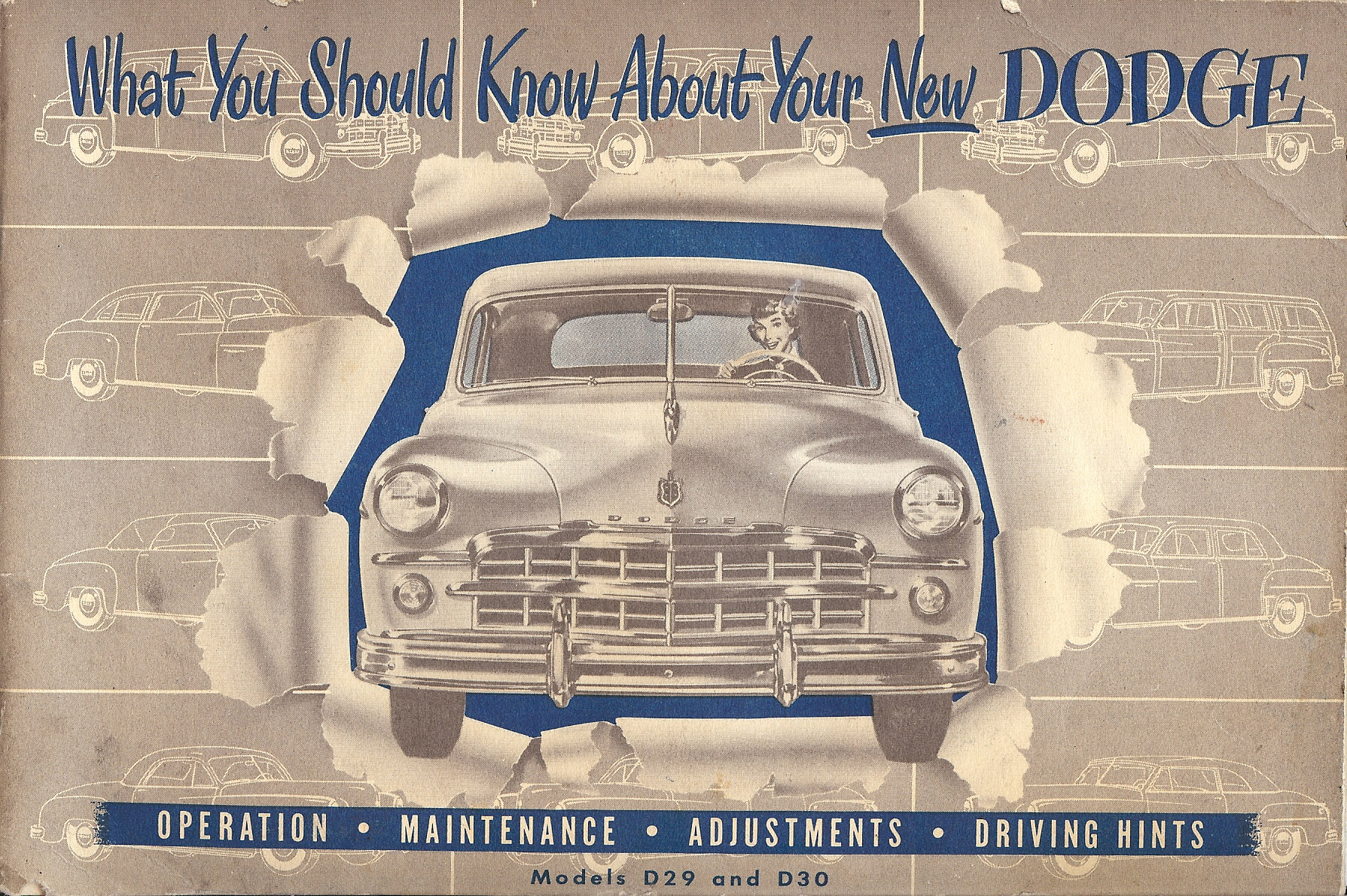 1949 Dodge D29 and D30 Manual Page 10